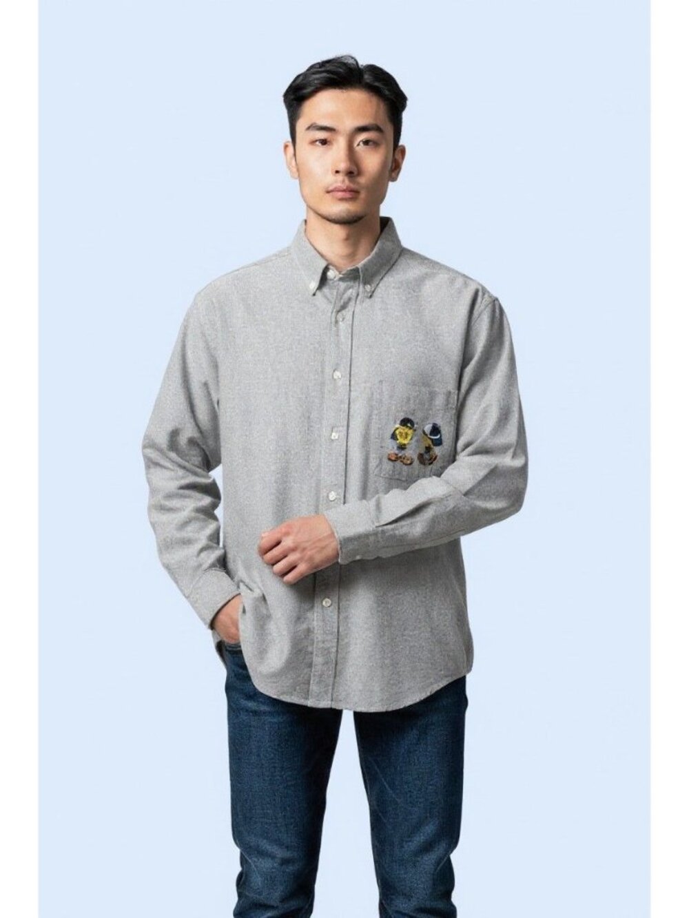 ACME CLOTHING CO. Vintage 1994 long sleeve Tweety Bird button down Men Shirt M